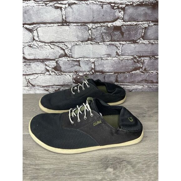 Olukai Nohea Moku Blue Grey Mesh Textile Casual Loafers Shoes Men Sz 10M US/43EU - Picture 13 of 16